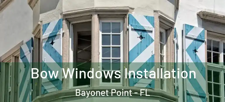  Bow Windows Installation Bayonet Point - FL