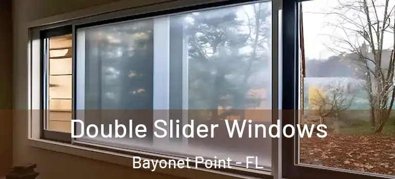  Double Slider Windows Bayonet Point - FL