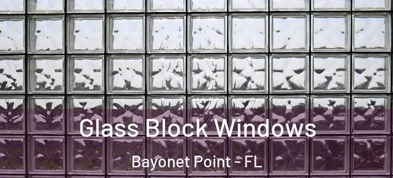  Glass Block Windows Bayonet Point - FL