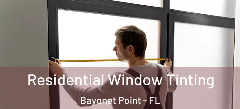  Residential Window Tinting Bayonet Point - FL