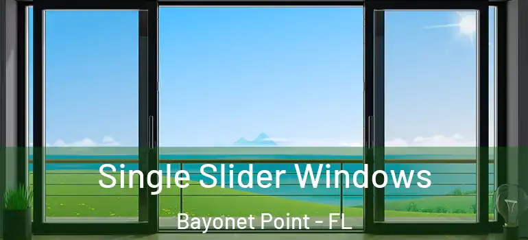  Single Slider Windows Bayonet Point - FL