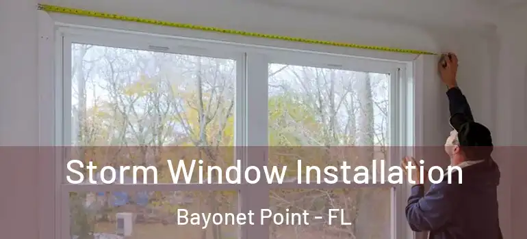  Storm Window Installation Bayonet Point - FL