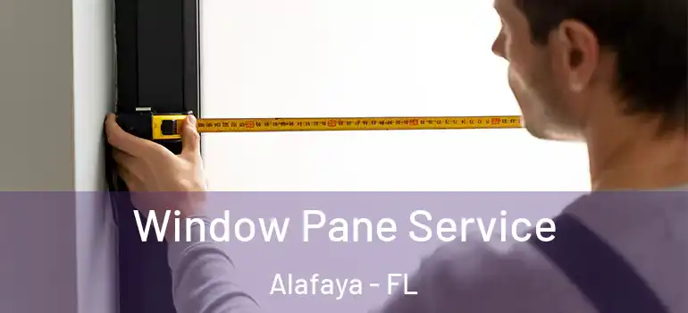 Window Pane Service Alafaya - FL